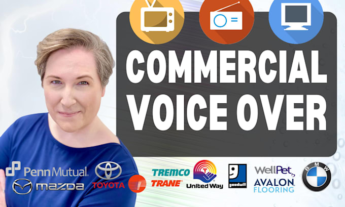 record voice over for commercial, tv, radio, internet, political ad campaign