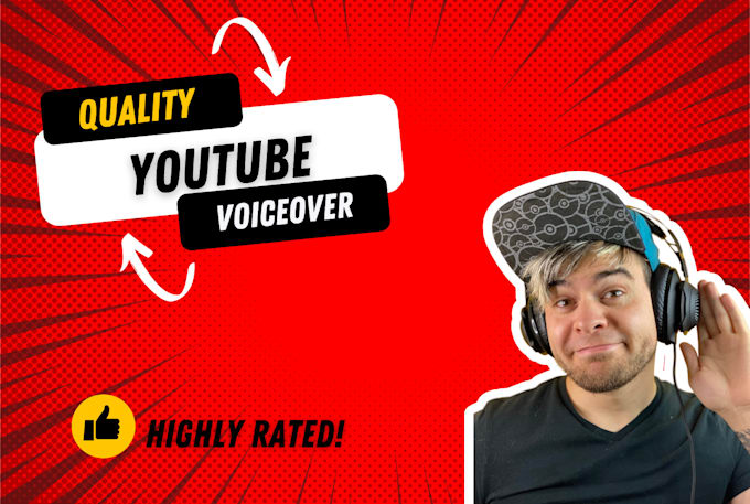 record a professional youtube voice over for you
