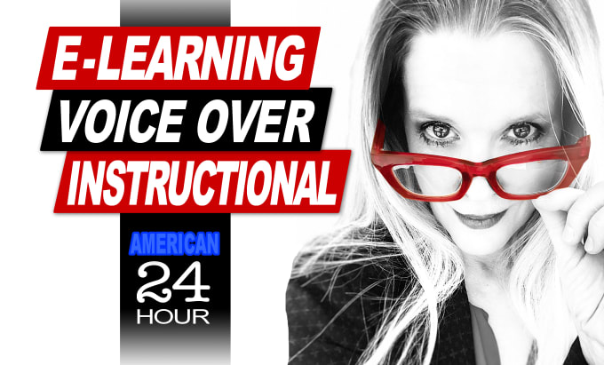 record american female voice over for e learning