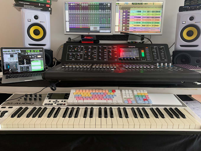 mix and master, with professional record label quality