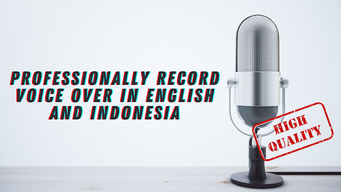 record voice over in indonesian