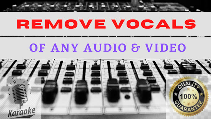 remove vocal from audio and make karaoke track without voice