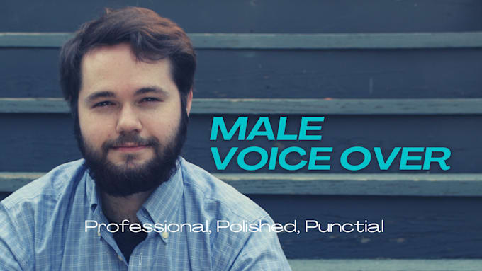 record deep conversational male voice over