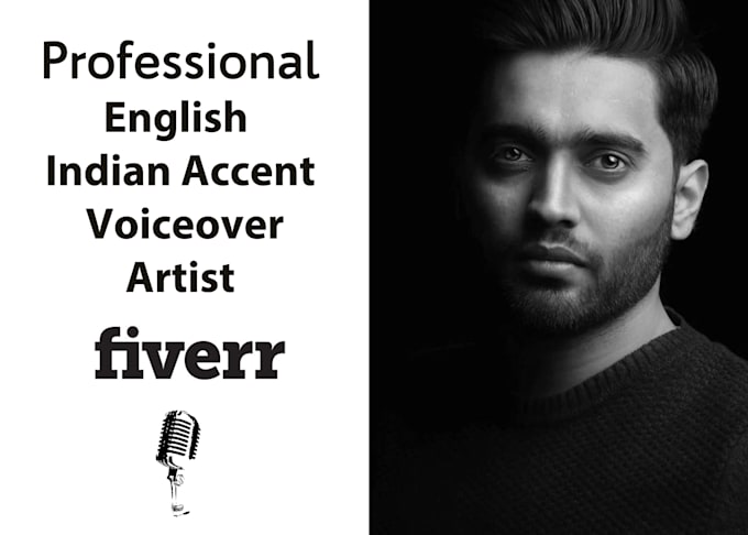 record an indian accent voiceover professionally