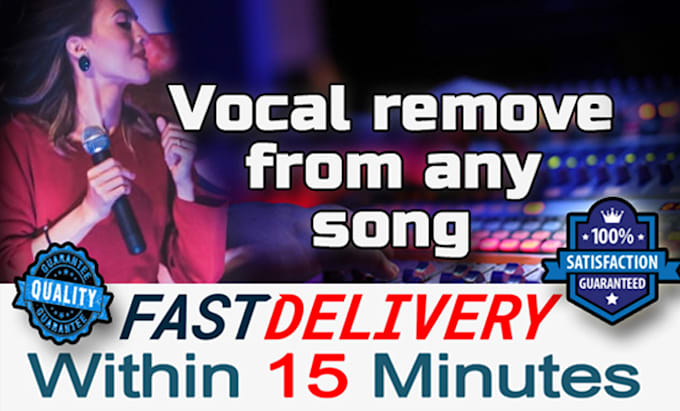 remove or isolate vocals from song within 15 minutes