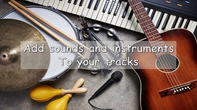add high quality sounds and instruments to your track