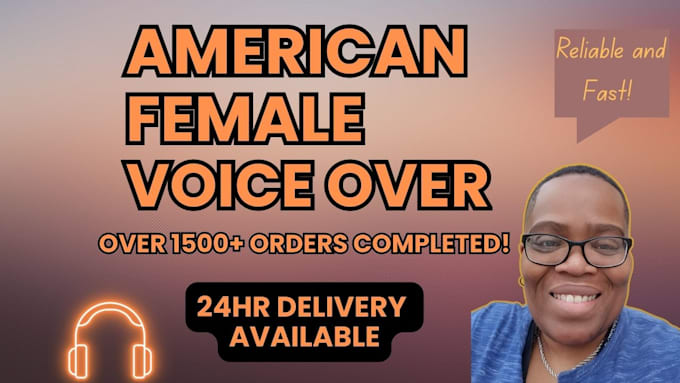record an american female voiceover commercial