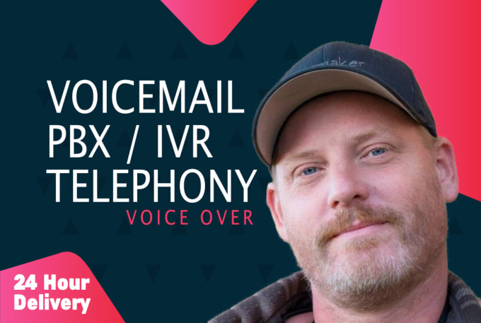 record your american male ivr, hold and voicemail messaging