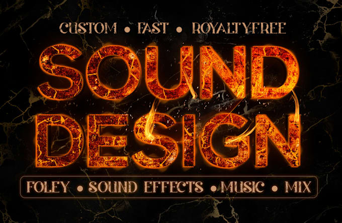 sound design, foley, dialogue enhance and mix videos, animations, short films