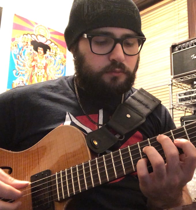 Play guitar on your track by Friscoguitar Fiverr