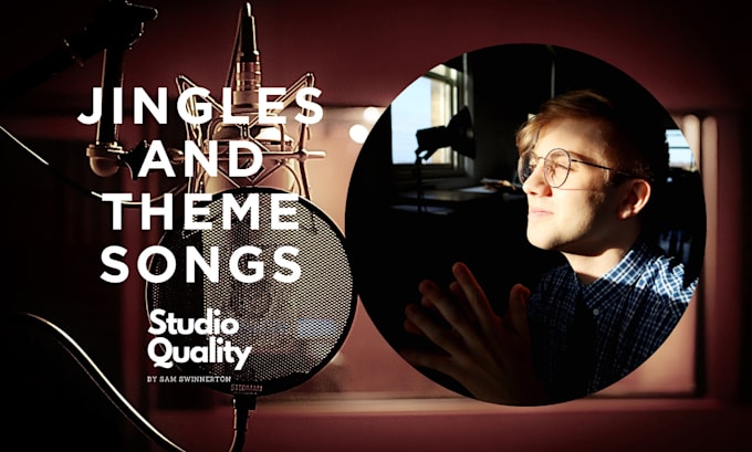 craft a studio quality, human made jingle or theme song