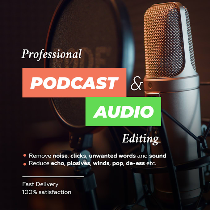 professionally clean up your audio and podcasts