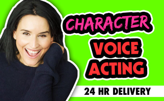 I will be your female character voice over actor