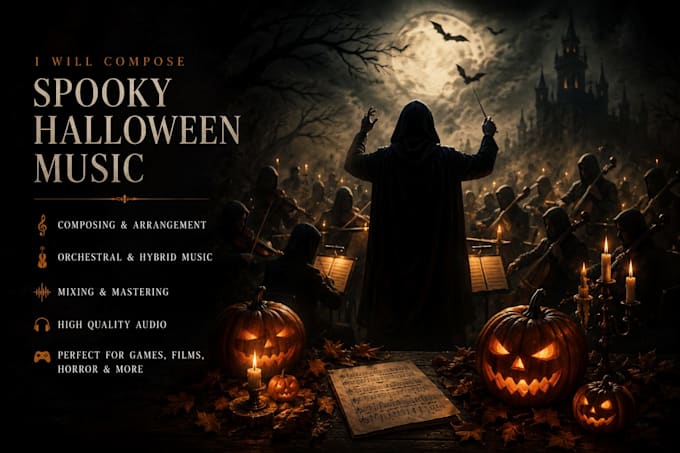 compose spooky halloween music