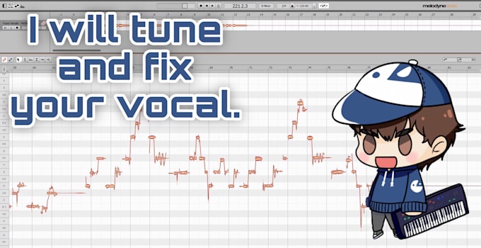 tune, pitch, and fix your vocal manually into perfection