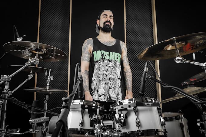 record professional quality metal and rock drum tracks