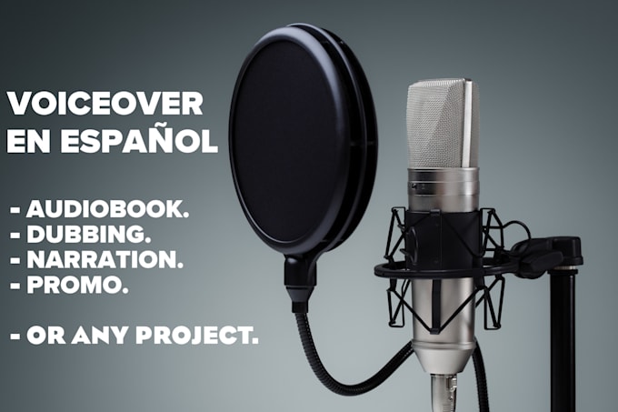 record a neutral spanish voiceover, dubbing, audiobook