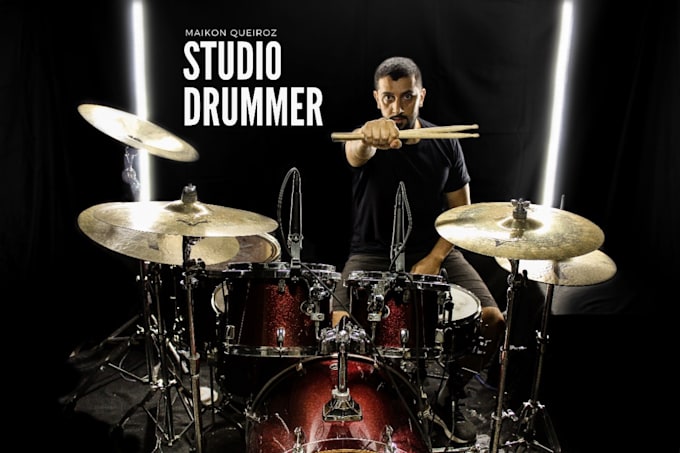 record professional session drums for your rock, jazz, latin or pop song