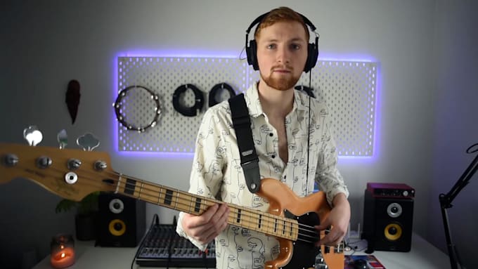 record bass guitar for your song