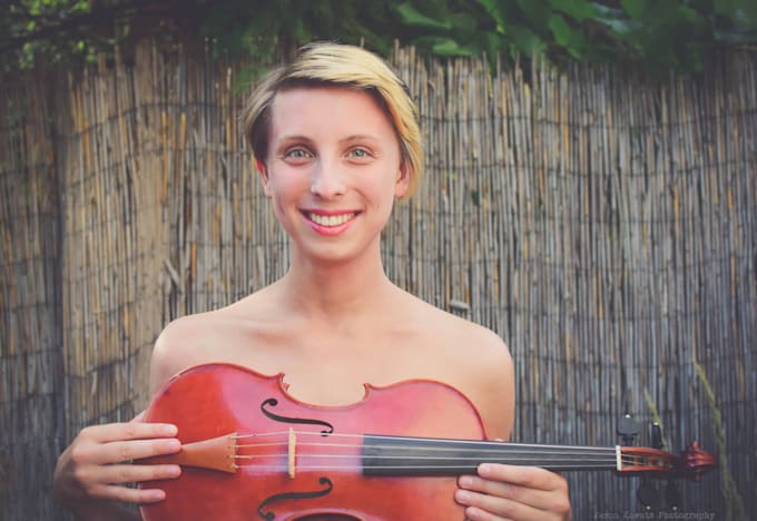 record violin for your song