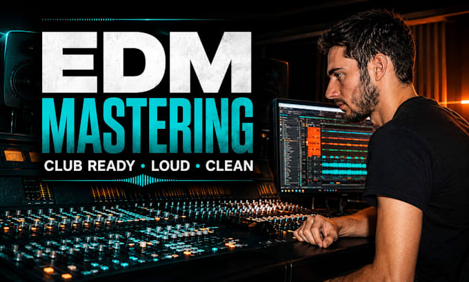 professionally master your edm, house or techno track