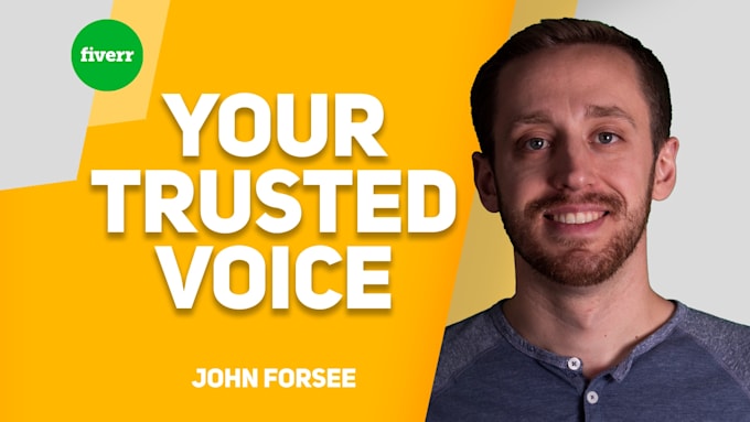record a conversational american male voice over