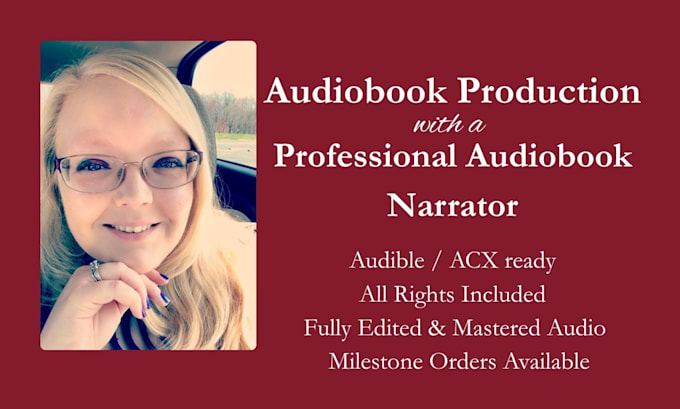 produce your audiobook, be your narrator