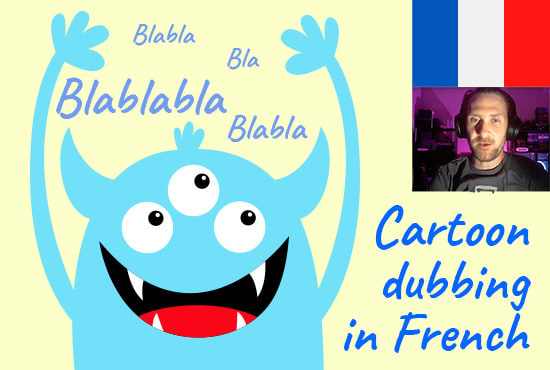 record pro french voice over for video game or cartoon