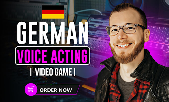 male german voice artist actor for video games,  voiceover, dubbing voice over