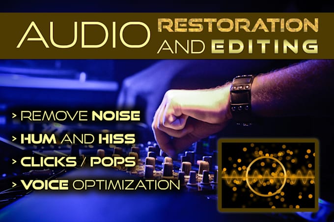 clean up, restore, and optimize your audio