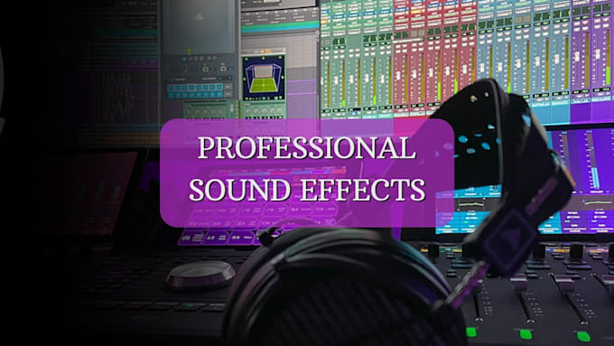 do professional sound design for your video
