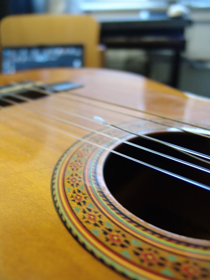 play the guitar for your track