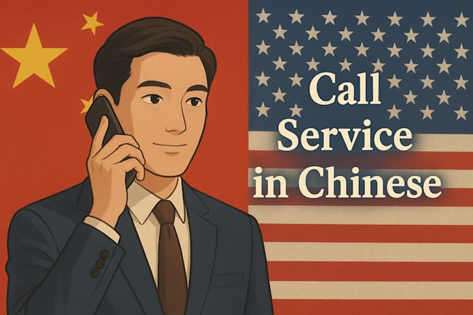 Make phone calls in chinese for your need by Kakanlau | Fiverr