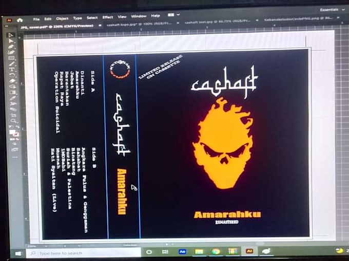 record any audio to cassette with inlay cover