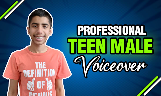 record a youth male voice over