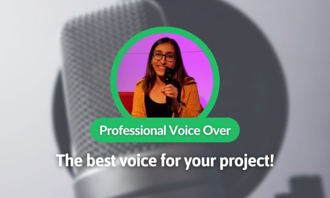 deliver a professional female spanish voice over