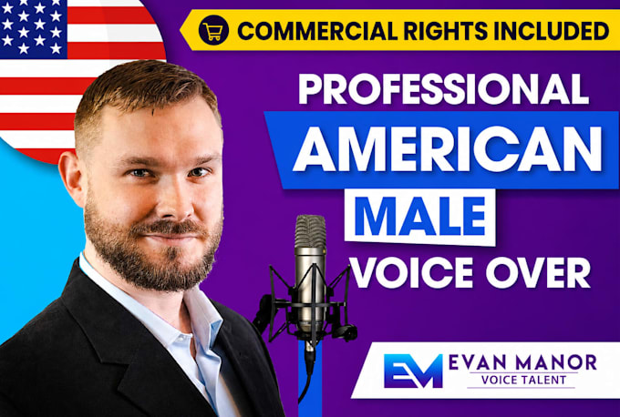 record an american male voice over