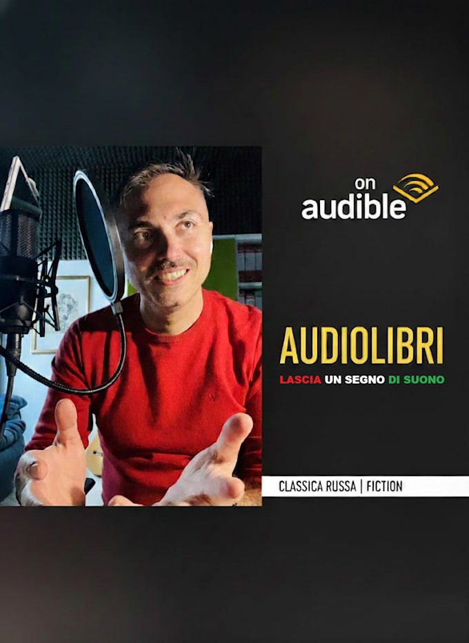 urgently act with a warm and natural male italian voice