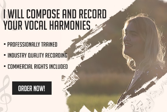 compose and record smooth vocal harmonies