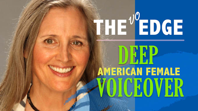 be your warm deep mature american female voice over actor, youtube narrator