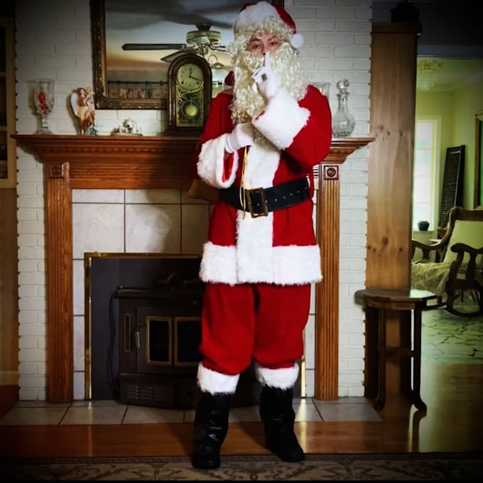 record your voiceover or narration as santa claus