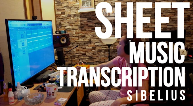transcribe your song into guitar tab and sheet music