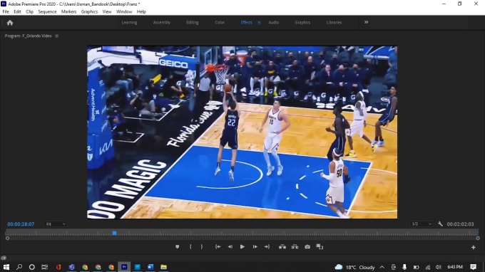 create sports highlights in HD