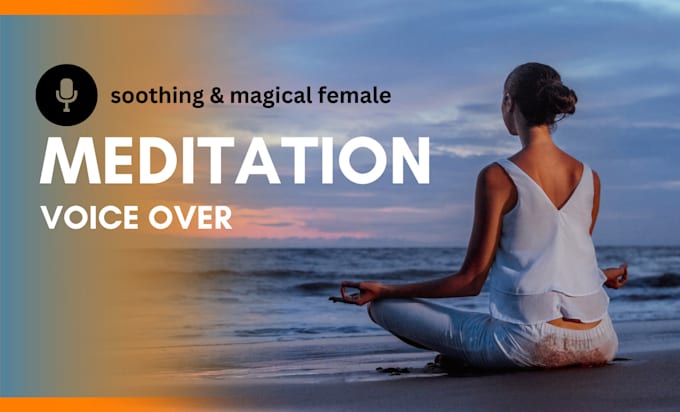 record a soothing guided meditation in my calming voice