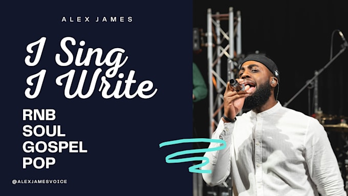 be your rnb, soul, pop male singer songwriter