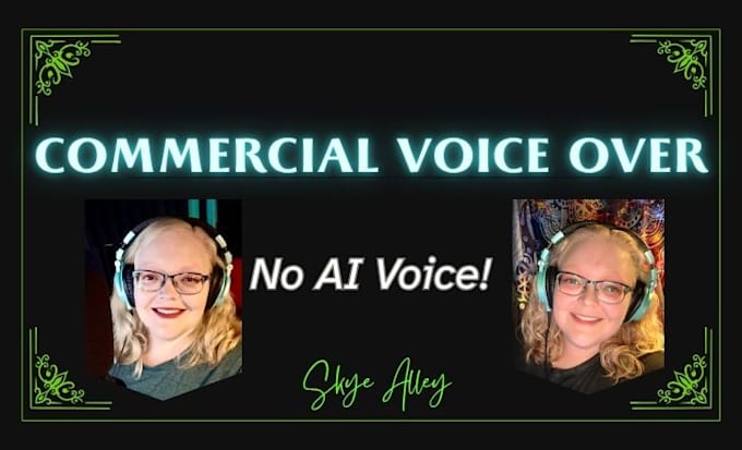 record a professional american english commercial voice over