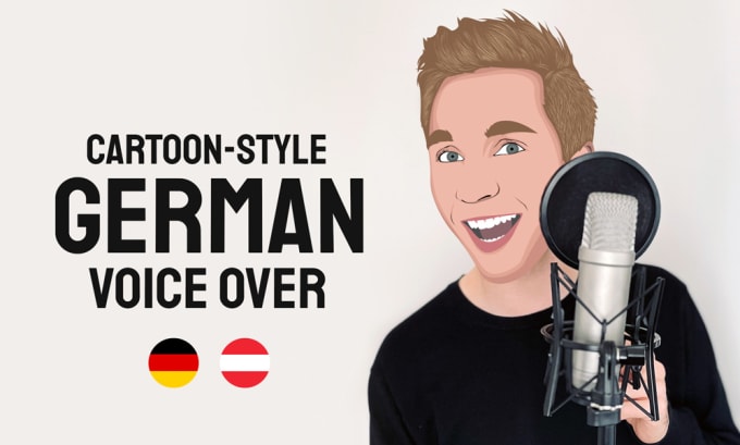 do a german cartoon comic voice over deutscher sprecher