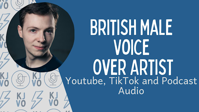 british male voice for youtube, tiktok, and podcasts