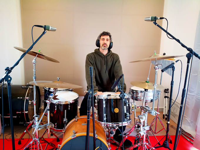 record a fantastic professional acoustic drum track for you