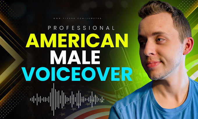 record a professional male voice over narration